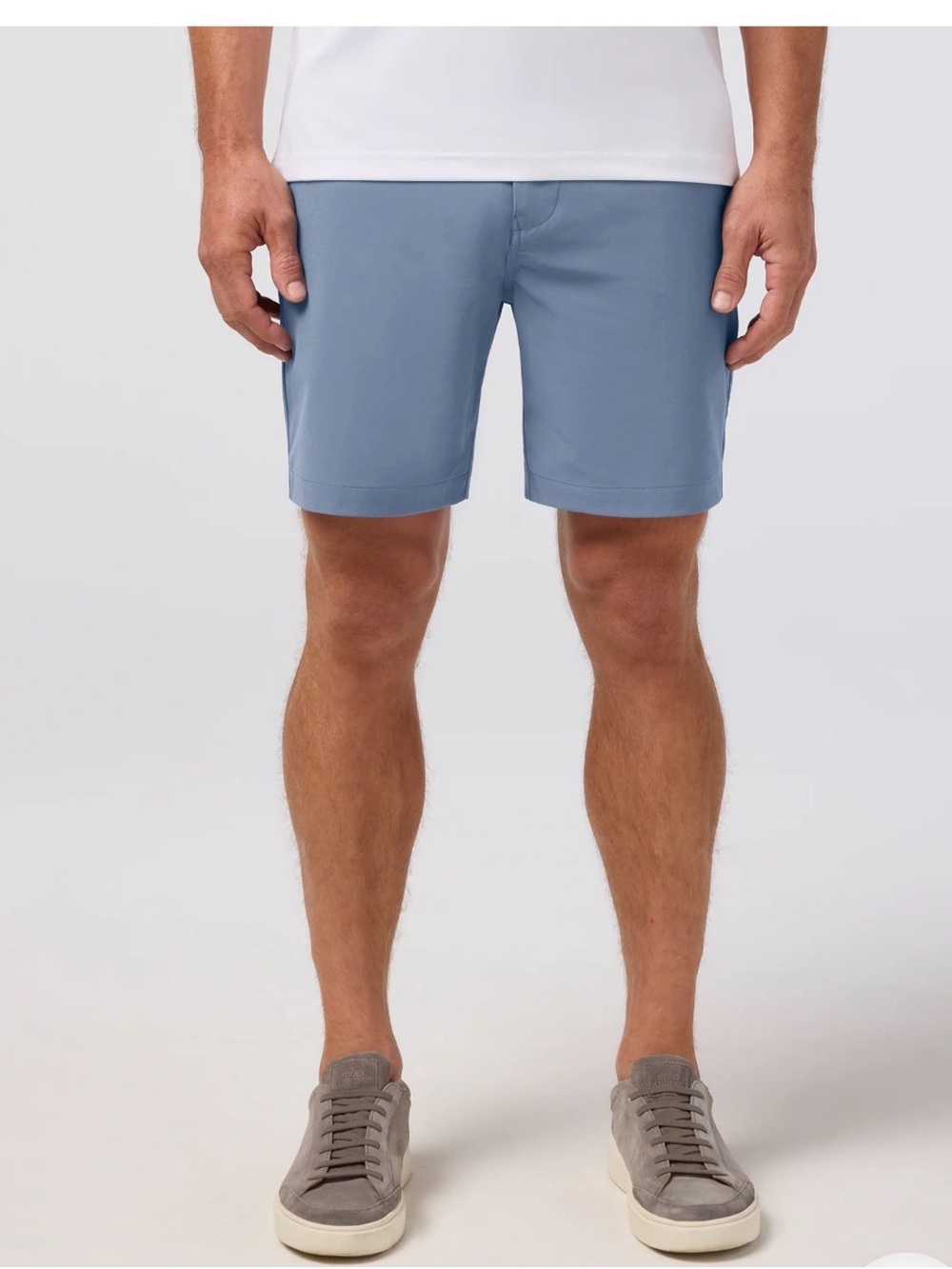 Mizzen+Main Helmsman Shorts Dark Slate $98 MSRP Size 34 7” Slim